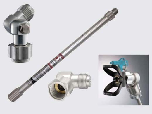 Cabezales y extensiones para pistola airless