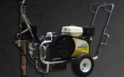 Aplicación industrial con airless Tritech T7