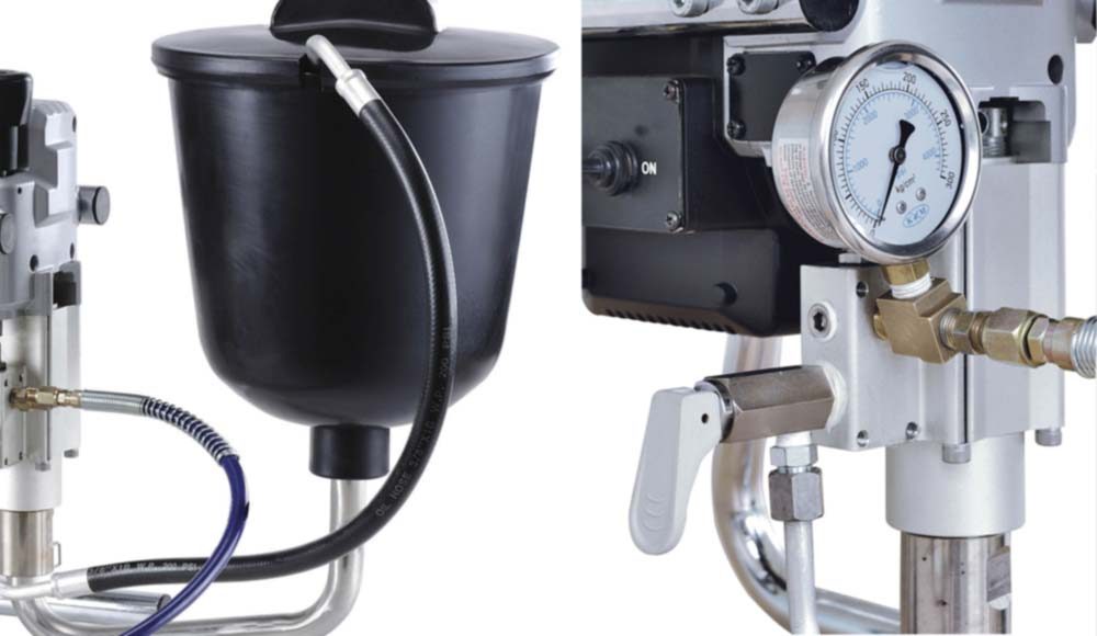 Equipo airless Qtech QP-035 con tolva